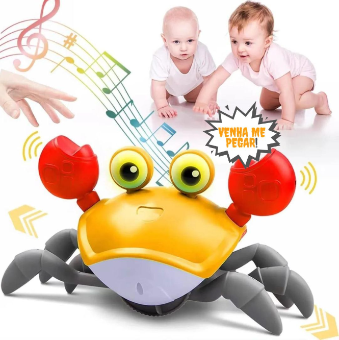 Brinquedo Carangueijo Musical Infantil - Caranguejo Escape™