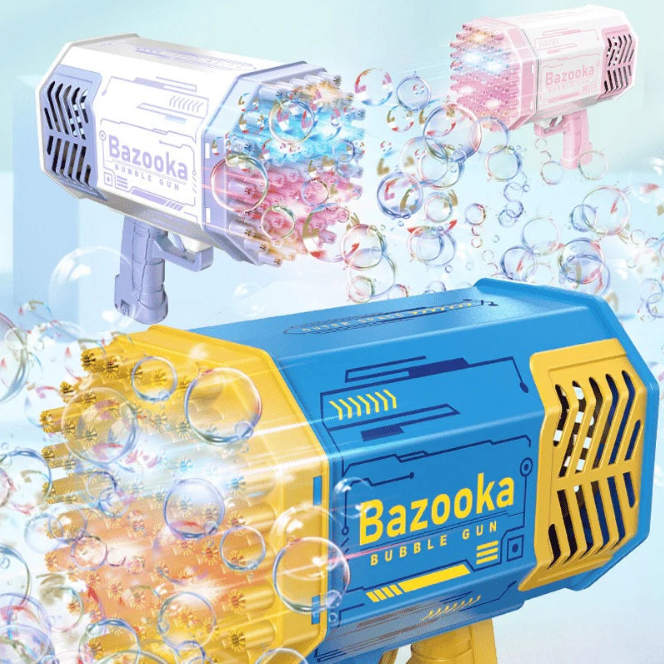 Bazuka Automática de Bolhas de Sabão - Bubble Bazooka™