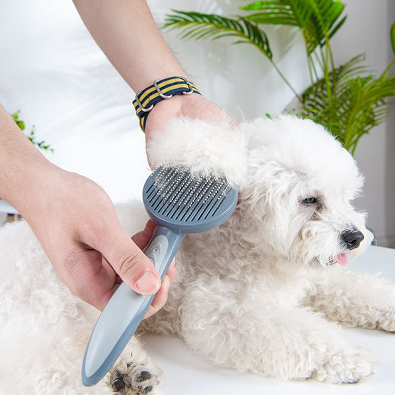 Escova de Pelos Autolimpante Para Pets - Clean Brush™️
