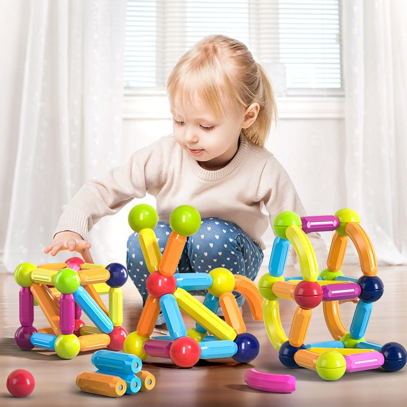 Brinquedo de Montar com Peças Magnéticas - Magnetic Toy™